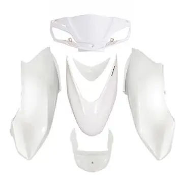 Grenaj Seti Komple Boyalı Aksam Beyaz - Honda Spacy 110, Alpha 110