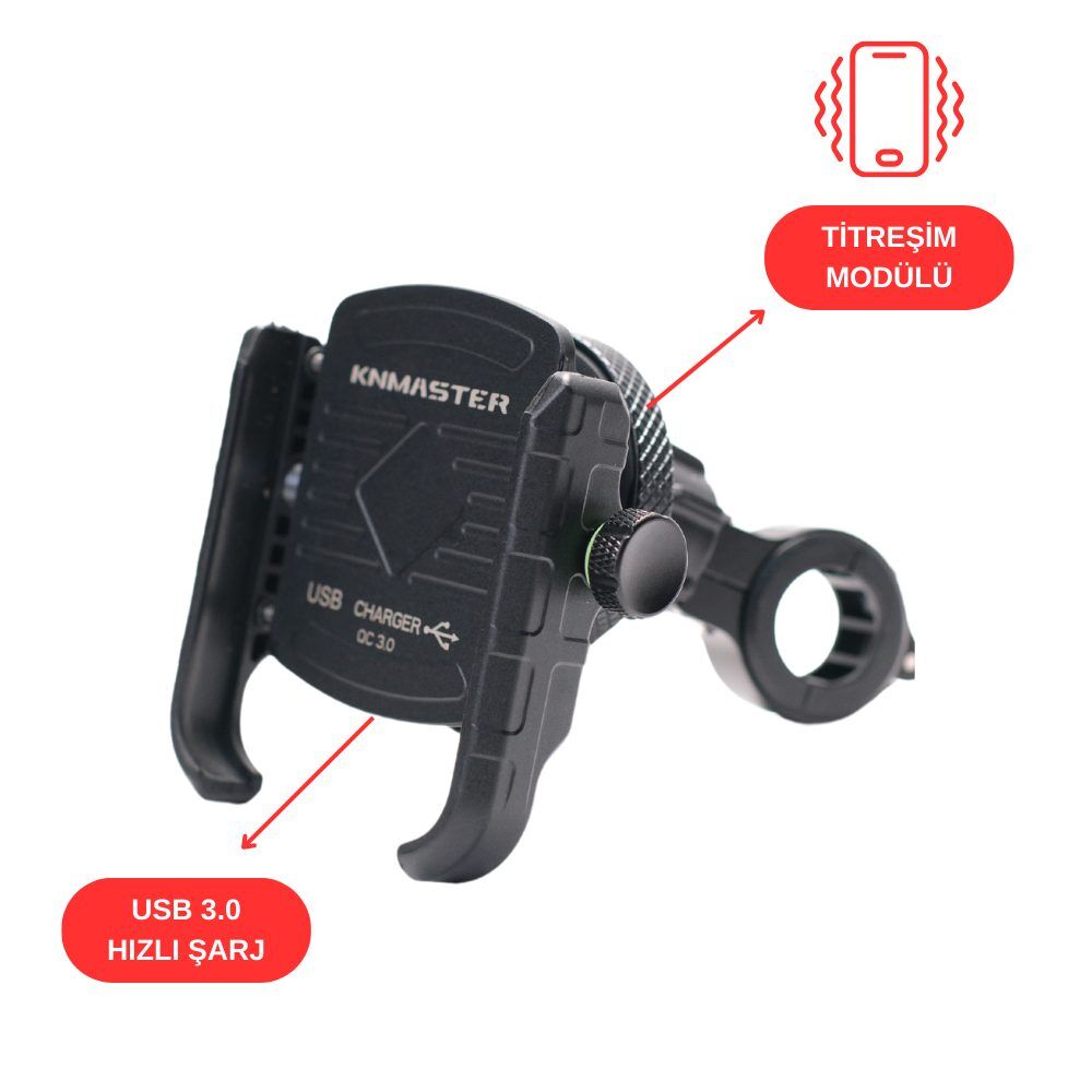TELEFON TUTUCU KNMASTER TT650 TİTREŞİM ENGELLEYİCİ