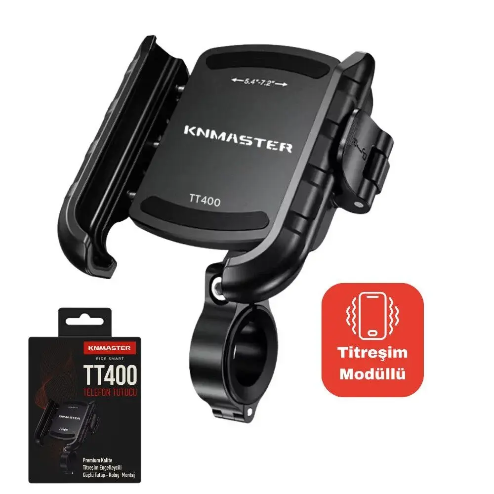TELEFON TUTUCU KN MASTER TT400 TİTREŞİM ENGELLEYİCİ AYNA VE GİDON BAĞLANTILI