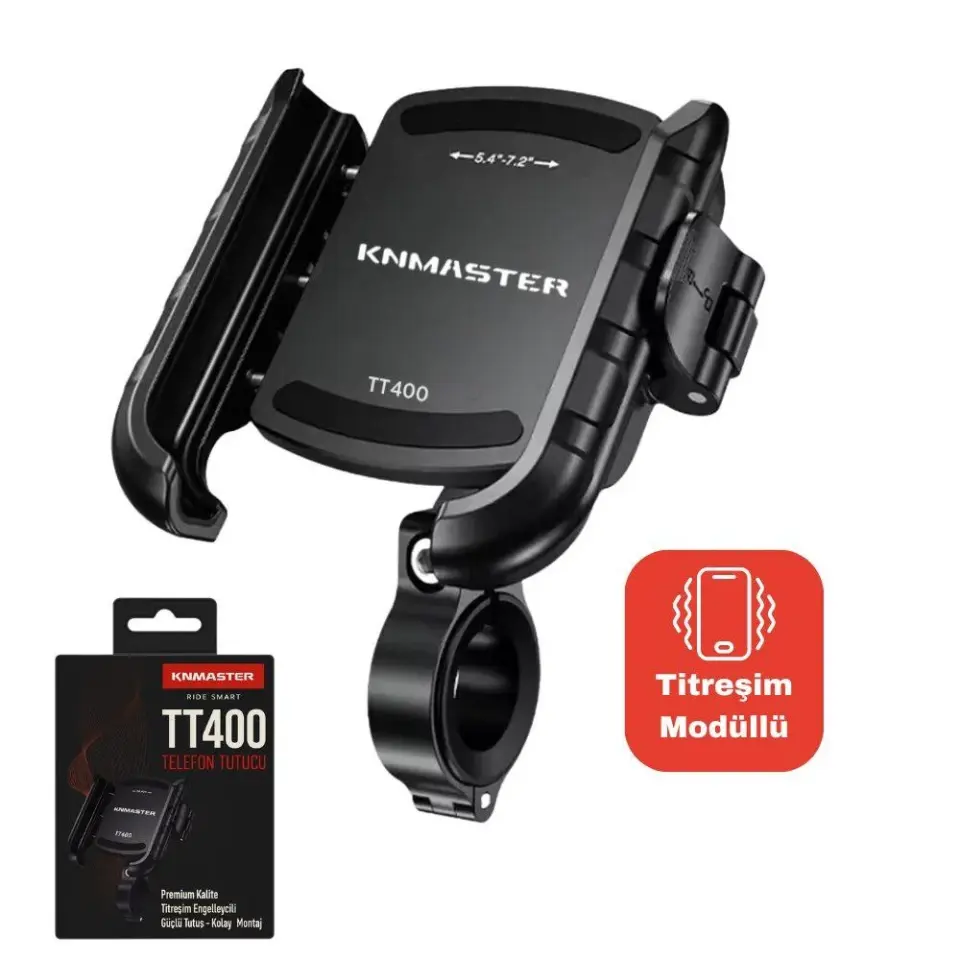 TELEFON TUTUCU KN MASTER TT400 TİTREŞİM ENGELLEYİCİ AYNA VE GİDON BAĞLANTILI