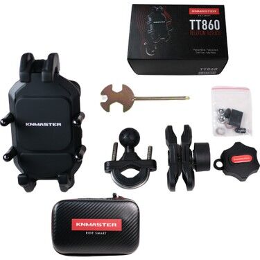 Knmaster TT-860 Titreşim Engelleyicili Tüm Motosikletlere Uyumlu Telefon Tutucu