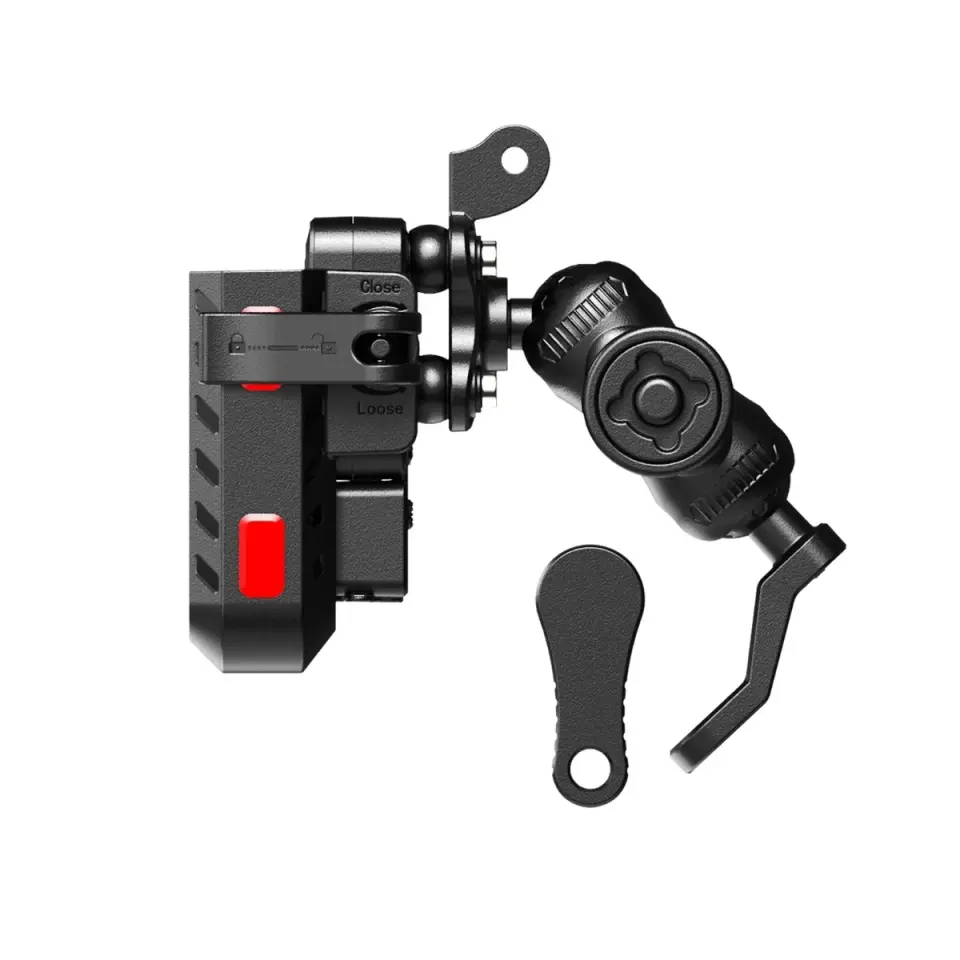 BMPH03 Ayna Bağlantılı Titreşim Önleyici Motosiklet Bisiklet Telefon Tutucu