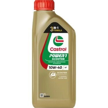 Castrol Power 1 Scooter 4T 10W-40 1 Lt Motosiklet Yağı