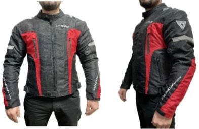 VENOM CEKET AIR RACING SİYAH-KIRMIZI