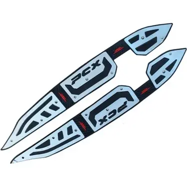 Honda Pcx 2025 Uyumlu Kauçuk + Krom Ayak Basamak