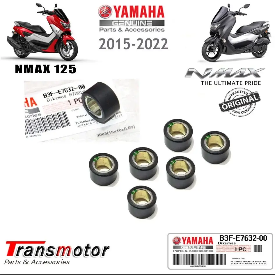 Orijinal NMAX 125 2015-2024 6 Adet Baga Ağırlık Seti