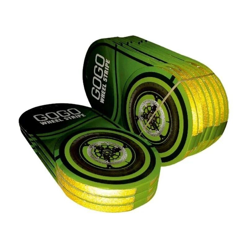 7CM X 7 M LÜKS 1 SET JANT ŞERİDİ KIRMIZI, SARI, TURUNCU, MAVİ, BEYAZ RENKLER