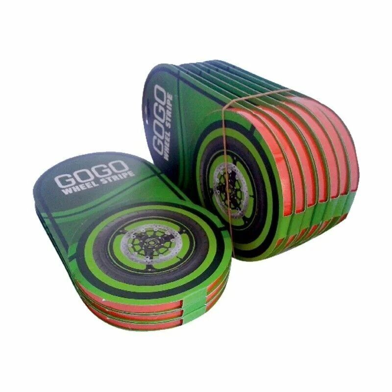 7CM X 7 M LÜKS 1 SET JANT ŞERİDİ KIRMIZI, SARI, TURUNCU, MAVİ, BEYAZ RENKLER