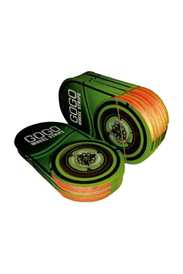 7CM X 7 M LÜKS 1 SET JANT ŞERİDİ KIRMIZI, SARI, TURUNCU, MAVİ, BEYAZ RENKLER