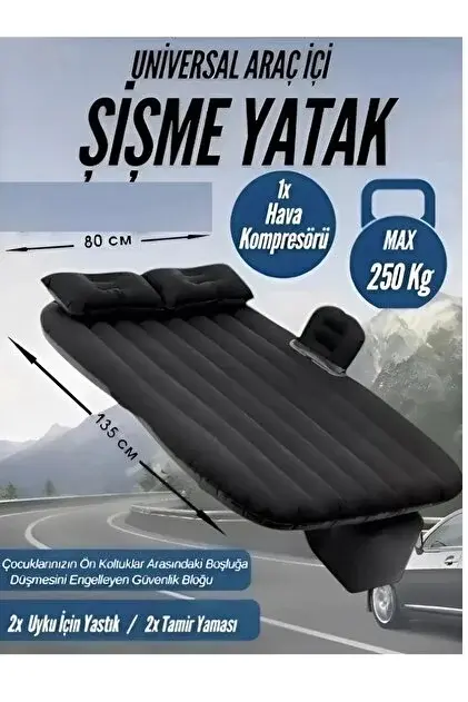 AUHMA AB167 Ev-Ofis-Okul Taşınabilir Şişme Yatak