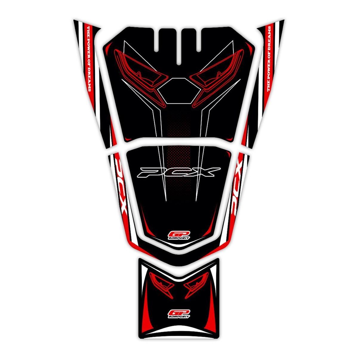 Honda PCX Uyumlu Tank Pad Set (2021-2024)