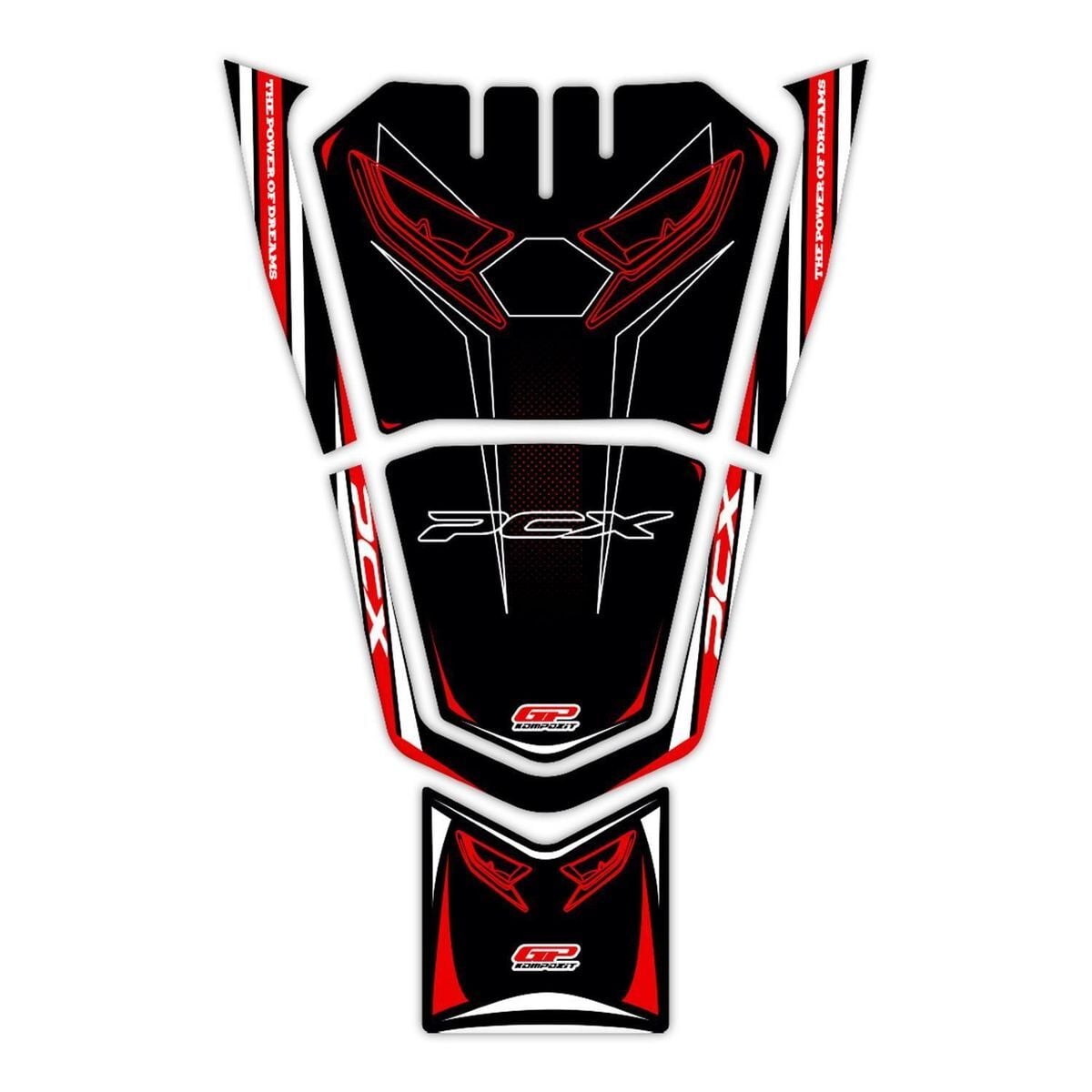 Honda PCX Uyumlu Tank Pad Set (2021-2024)