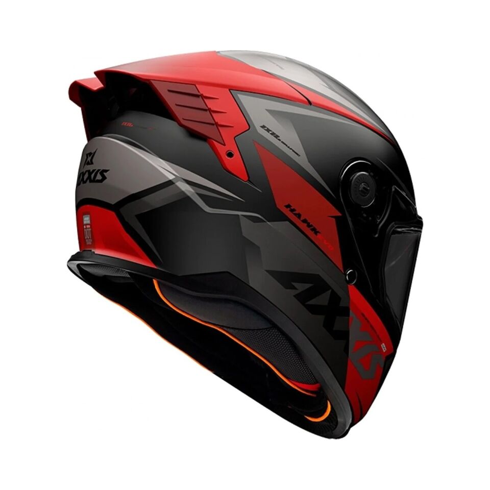 KASK AXXIS HAWK SV EVO IXIL A02 BLACK WHİTE / L