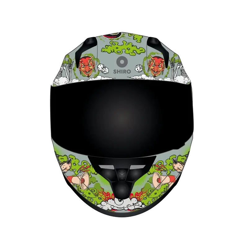 KASK SHİRO BLASTER GRAFİKLİ