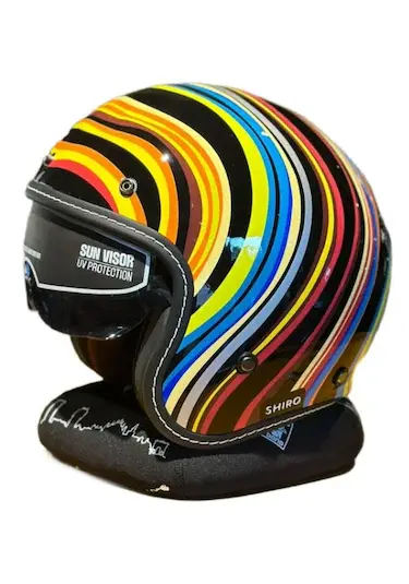 SHİRO JC DALLAS RETROBOW GRAFİK AÇIK KASK