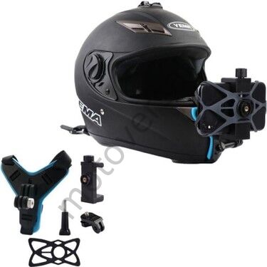 Kask Çene Toka Bağlantılı Kamera Tutucu Aparatı