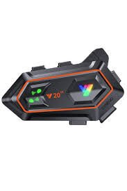 Y20 MAX 2X MOTOSİKLET KASK KULAKLIK INTERCOM IŞIKLI INTERKOM