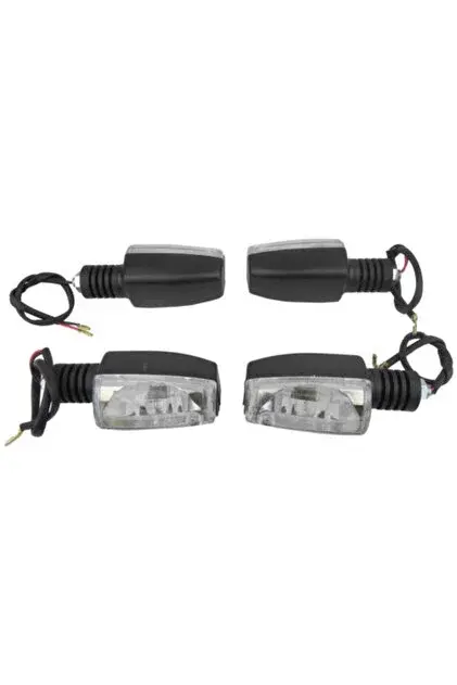 Ybr/cg Uyumlu Beyaz Camlı Ampullu Sinyal Takım