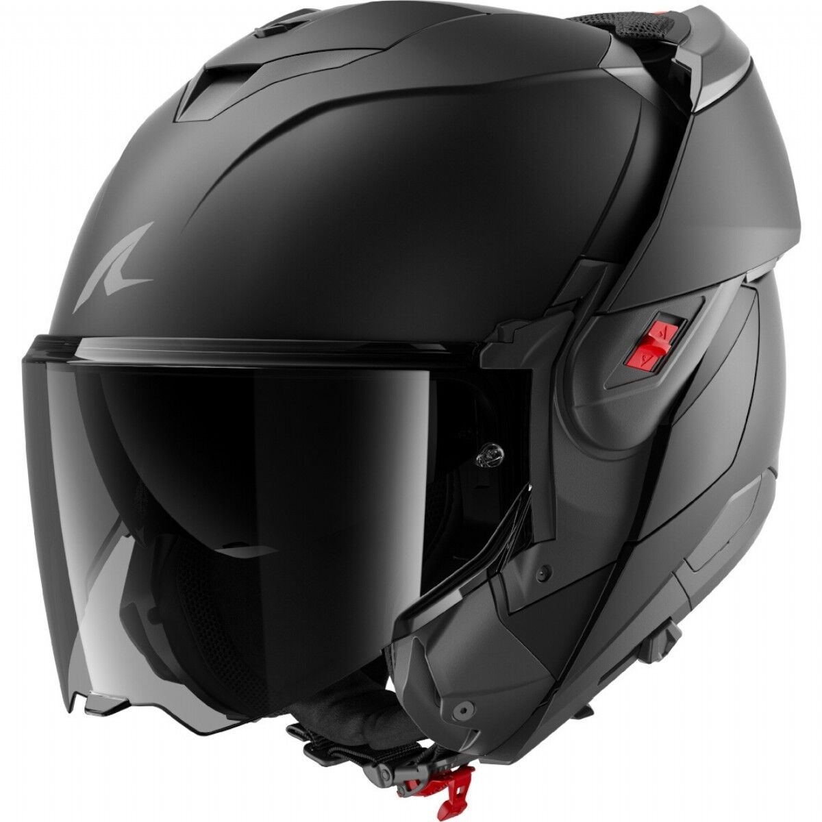 Shark OXO Çene Tam Açılır Kask Mat Siyah