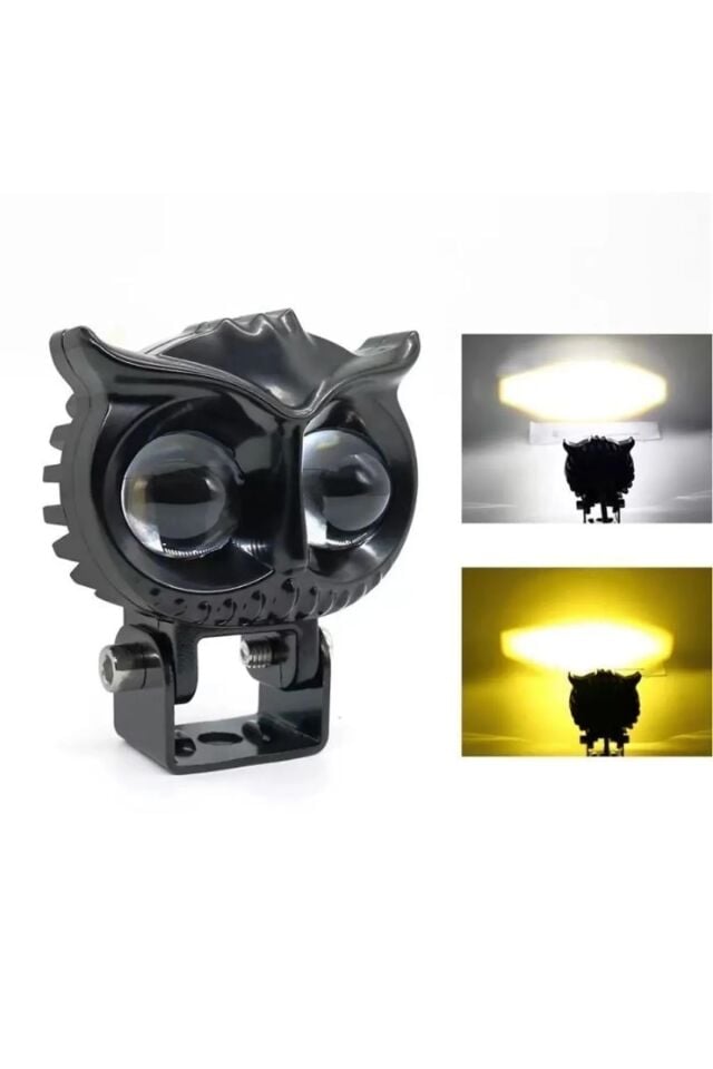 BAYKUŞ SİS FARI 2,5 INÇ SARI-BEYAZ SABİT MOD ARAÇ MOTOSİKLET 1 ADET