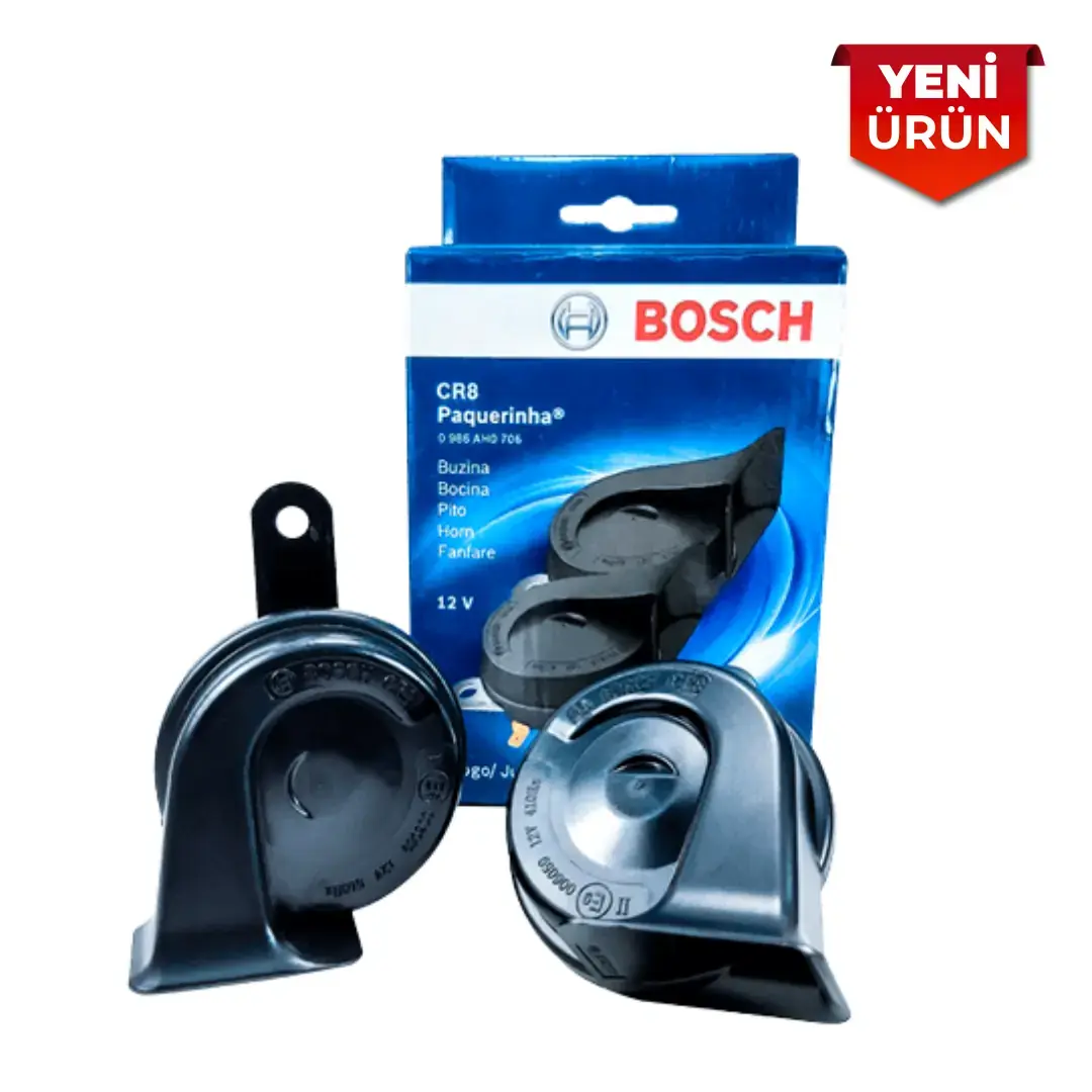 BOSCH Korna 12V 410/510 Hz, Salyangoz Tipi Dadat Korna Seti