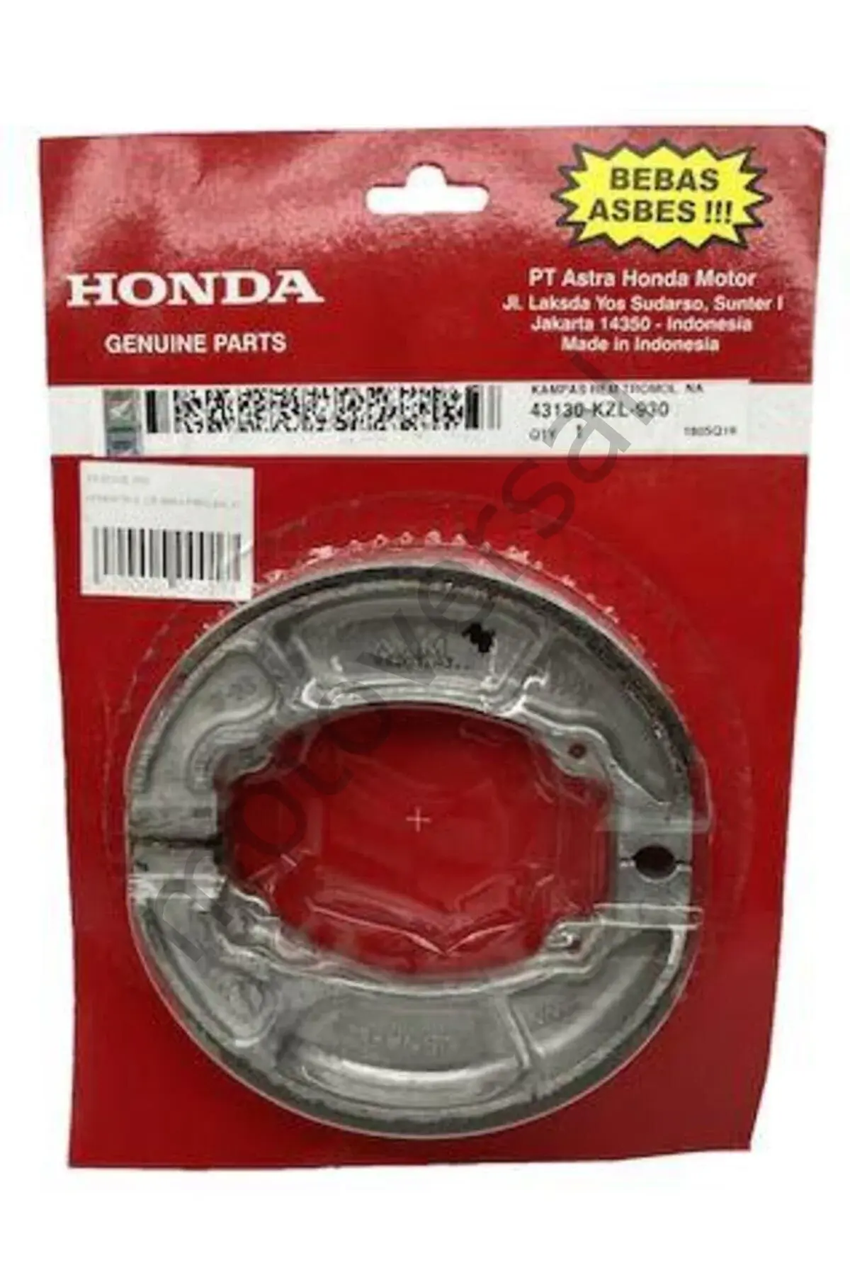 Honda Spacy/Activa S/Alpha/Dio/Pcx/Cbf 150 Arka Fren Balatası Orj