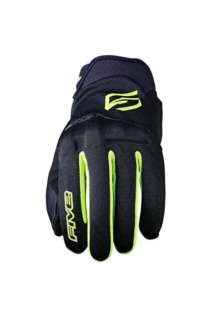 FİVE FIVE GLOVES GLOBE BLACK-FLUO