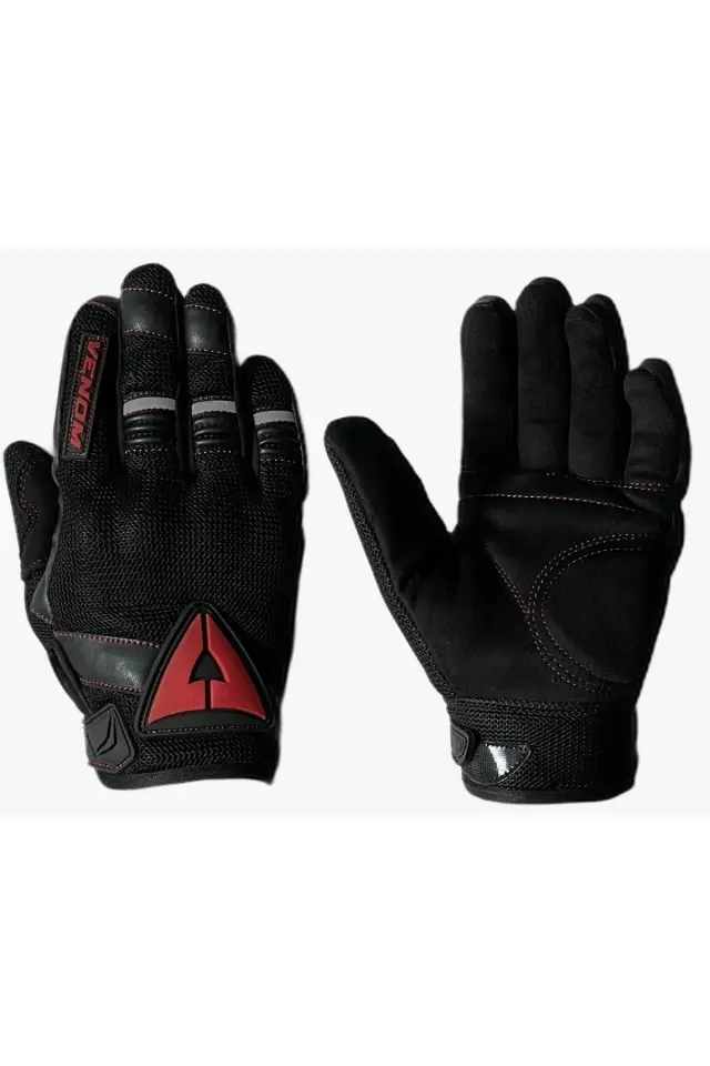 Venom Vn-900 Motosiklet Eldiveni Kırmızı