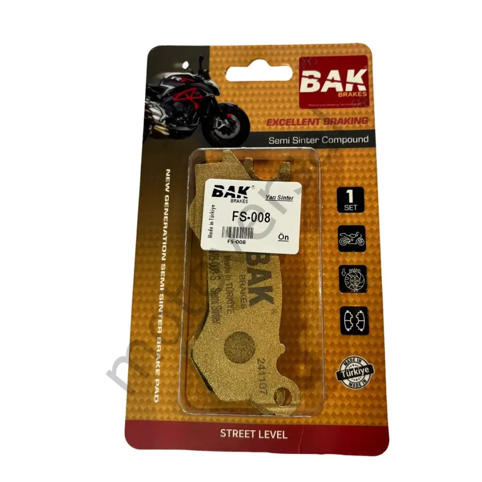 BAK BRAKES FO-08 Organik Fren Balata Seti