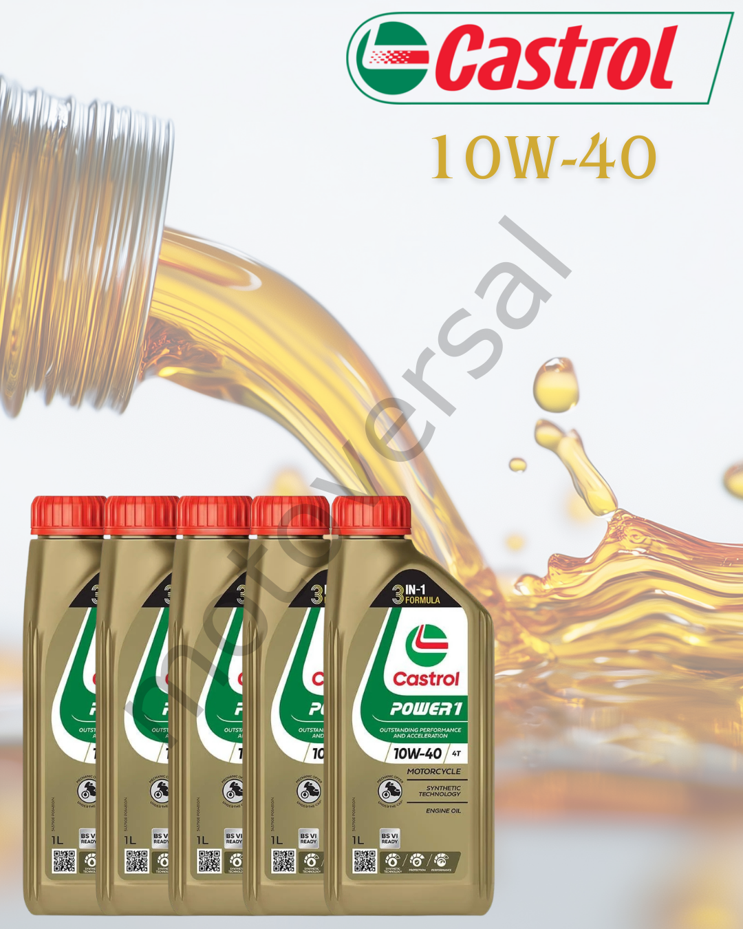 Castrol 10w-40 Motor Yağı 60 Adet (5 Koli)