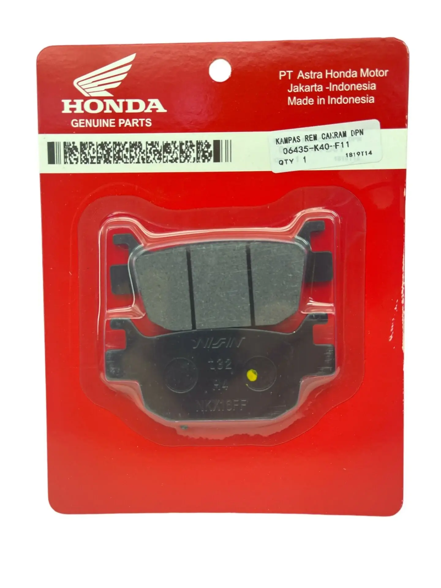 HONDA FORZA 250 ARKA FREN BALATASI (ORJİNAL)