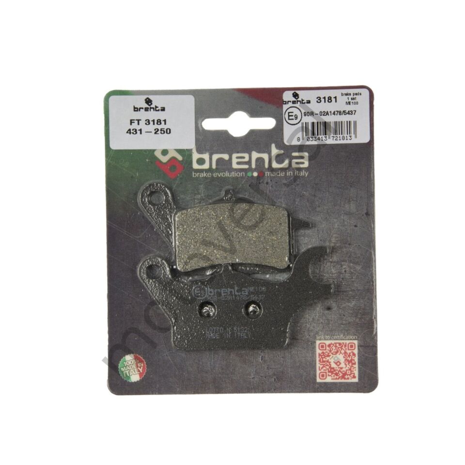 Brenta Honda Dio Ön Fren Balatası Brenta 431-250