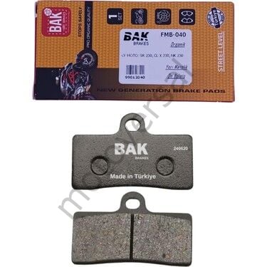 BAK BRAKES FO-040 Organik Fren Balata Seti (ÖN)
