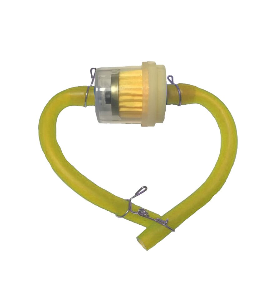 MOTORSİKLET MIKNATISLI BENZİN FİLTRESİ VE HORTUM SARI